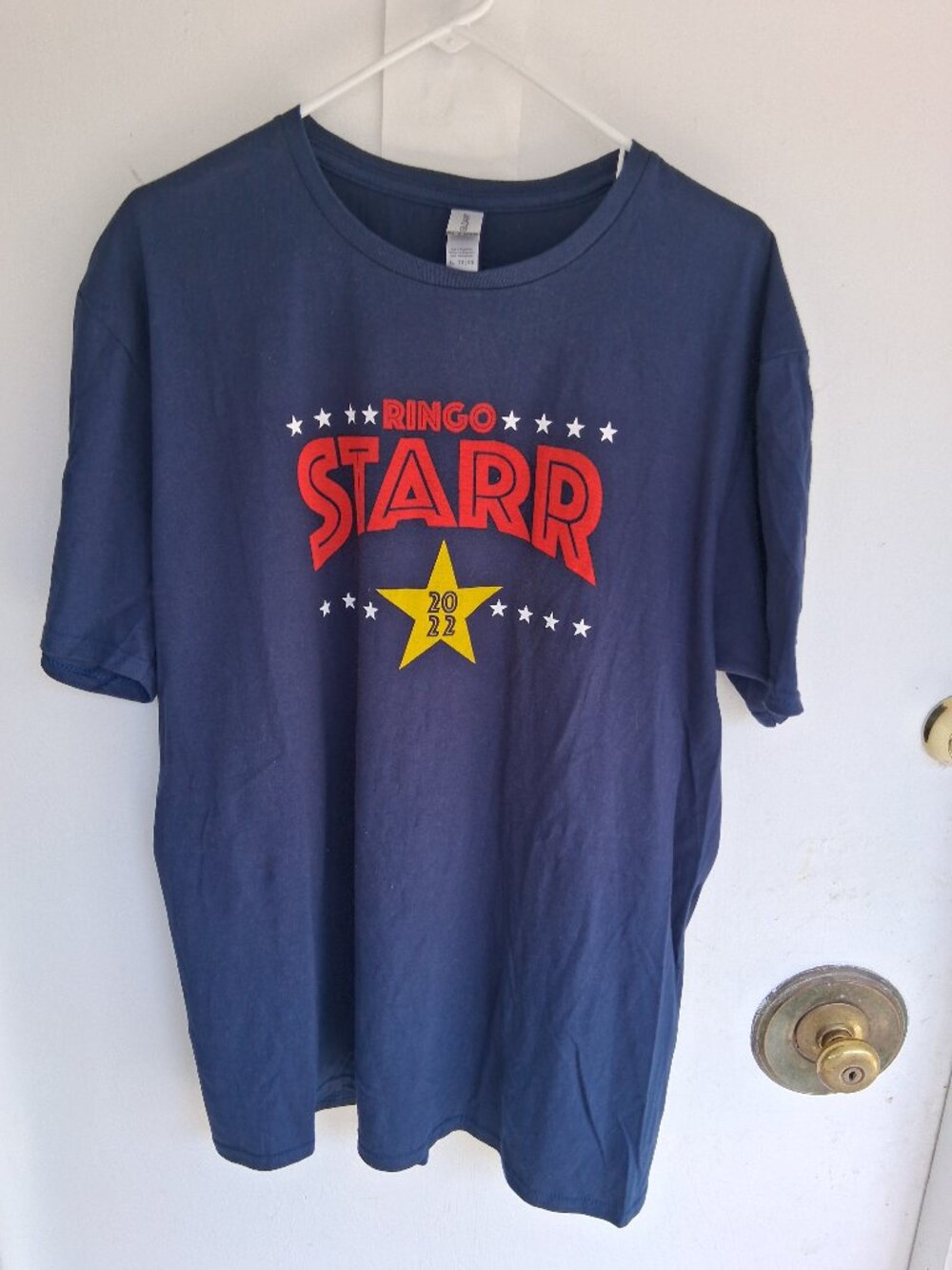 Ringo Starr Logo 2022 Tour Shirt Unisex XL Beatles Ringo's Allstar Band. NWOT